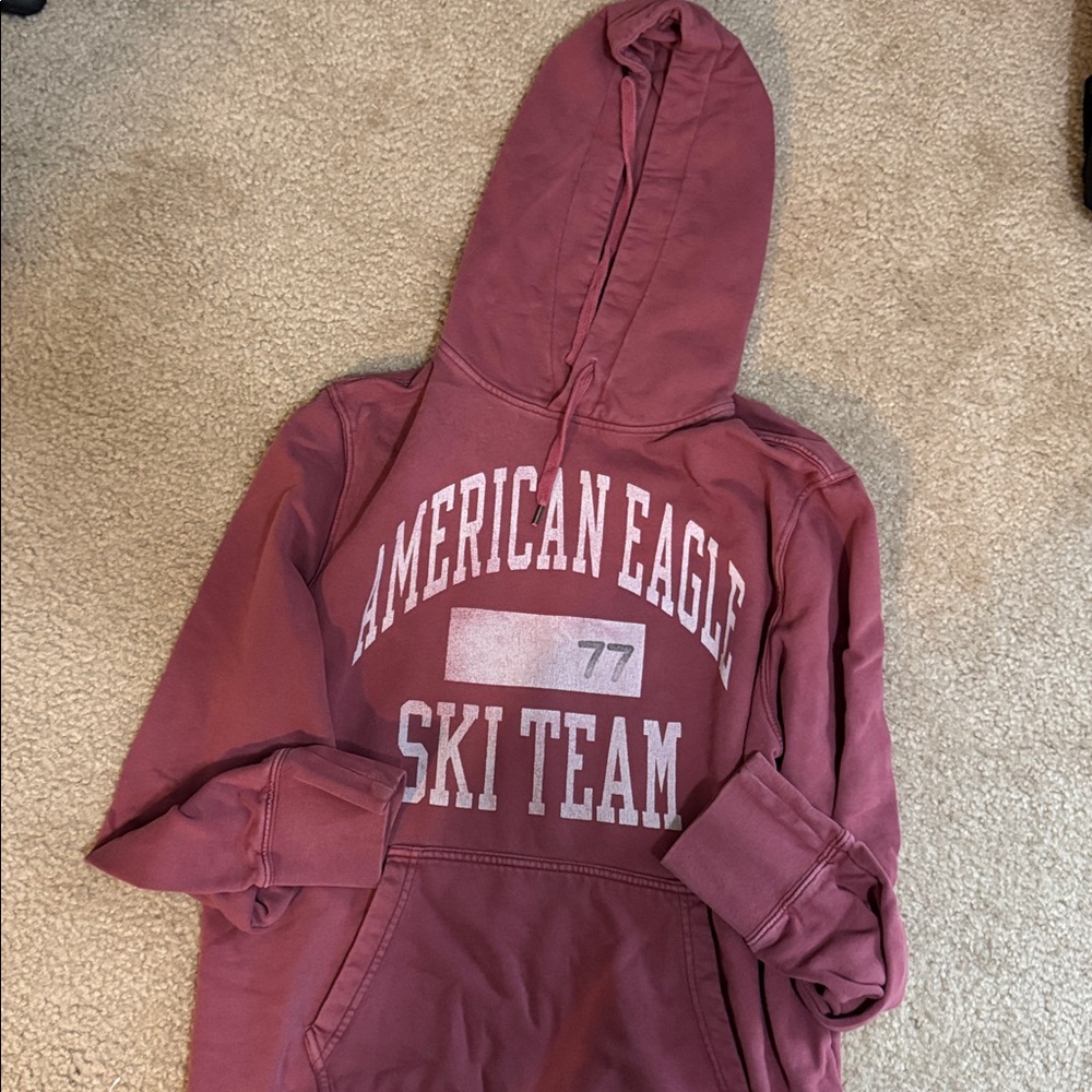 American Eagle Outfitters Red Hoodie
